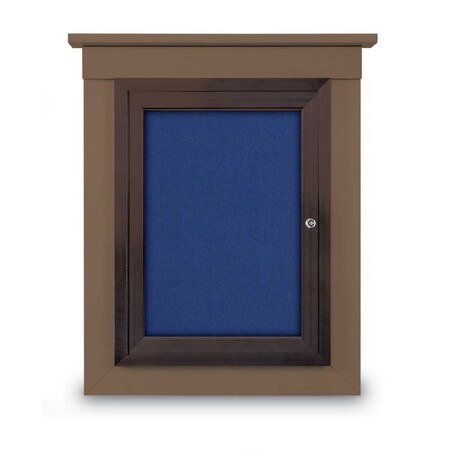 United Visual Products 72"x36" 3-Door Enclosed Letterboard, Burgundy Vinyl/Walnut UV2627O-WALNUT-BURGUNVL
